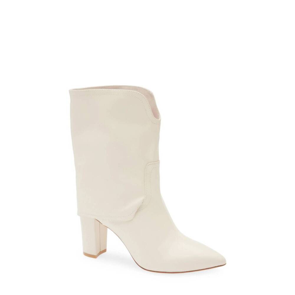 NEW KOKO + PALENKI women's totally heeled boot in bone leather